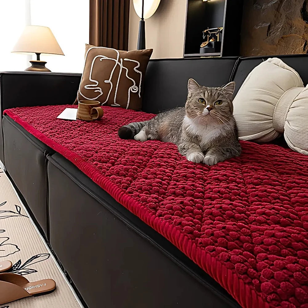 Sofa Cover Pet-Proof Microfiber Non-Slip Backing