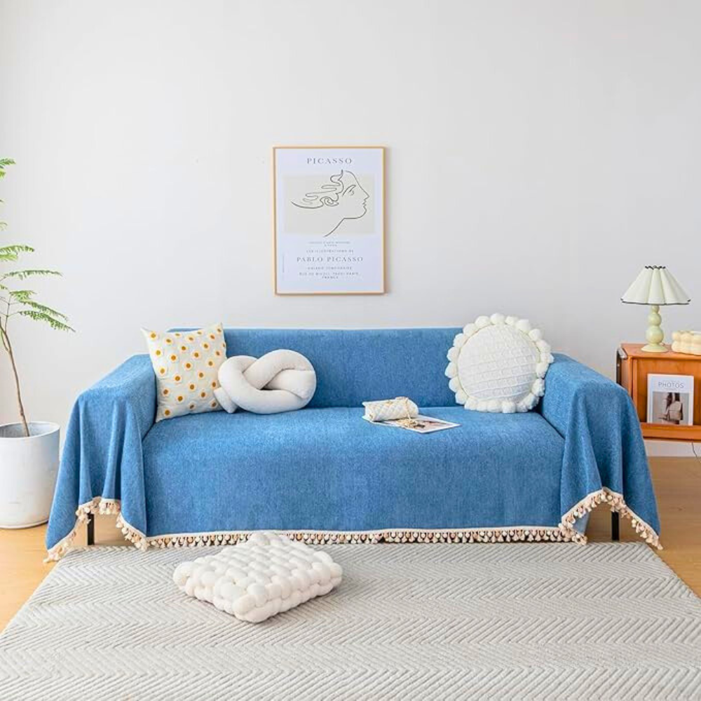 Sofa Cover Plush Chenille Machine Washable & Fade-Resistant