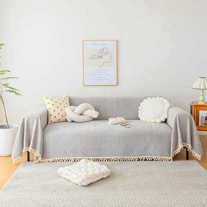 Sofa Cover Plush Chenille Machine Washable & Fade-Resistant
