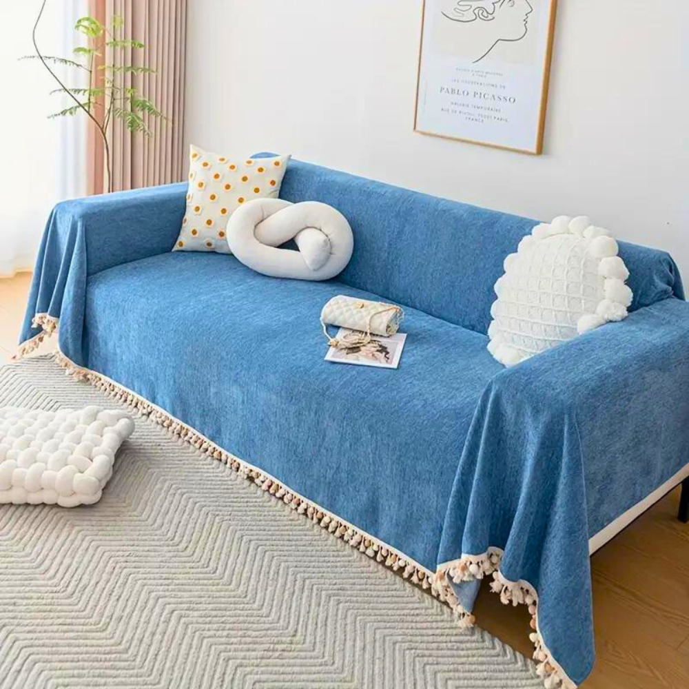 Sofa Cover Plush Chenille Machine Washable & Fade-Resistant