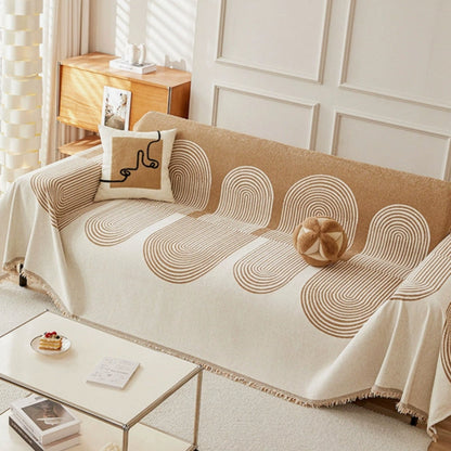 Sofa Cover Plush Double-Sided Chenille Pet & Spill Protection