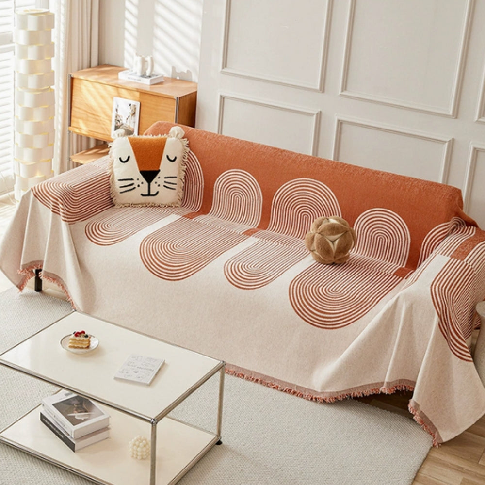 Sofa Cover Plush Double-Sided Chenille Pet & Spill Protection