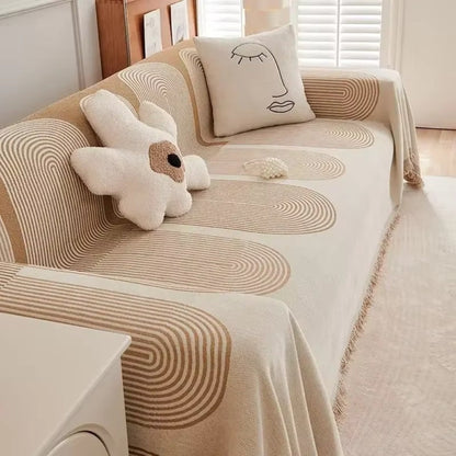 Sofa Cover Plush Double-Sided Chenille Pet & Spill Protection