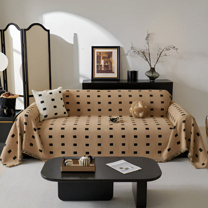 Sofa Cover Plush Microfiber Pet & Stain Protection