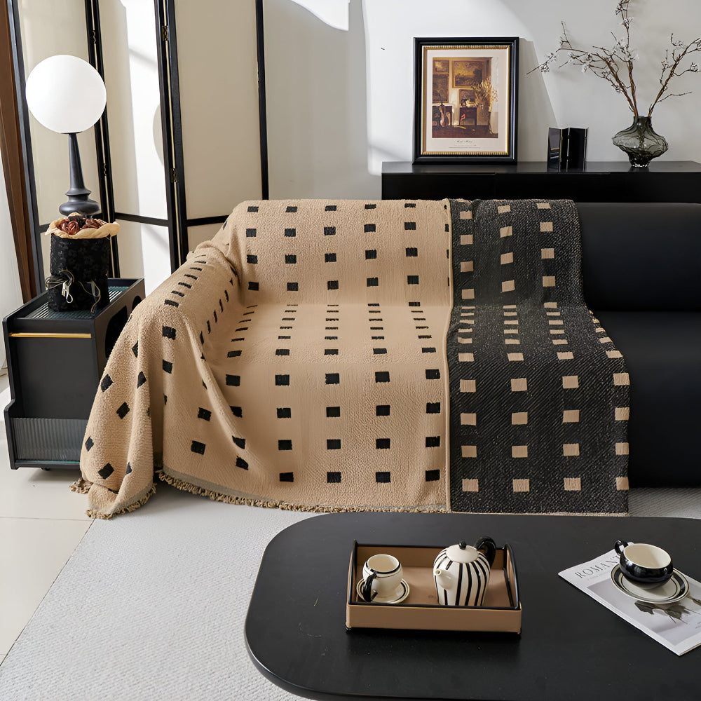 Sofa Cover Plush Microfiber Pet & Stain Protection