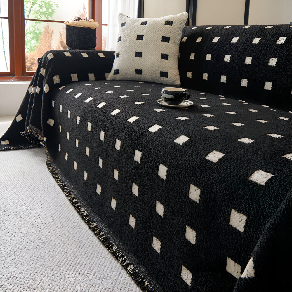 Sofa Cover Plush Microfiber Pet & Stain Protection