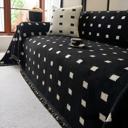 Sofa Cover Plush Microfiber Pet & Stain Protection