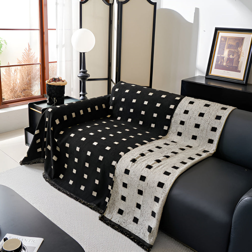 Sofa Cover Plush Microfiber Pet & Stain Protection