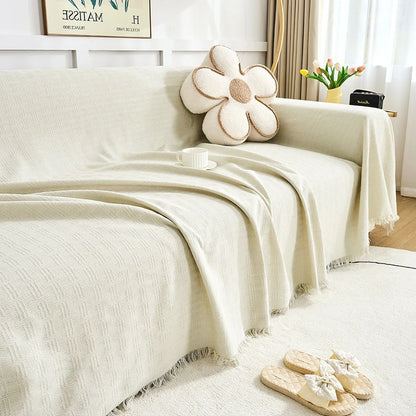 Sofa Cover Quilted Brushed Microfiber Machine Washable