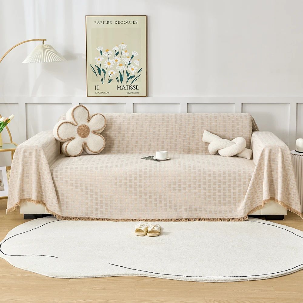 Sofa Cover Quilted Brushed Microfiber Machine Washable