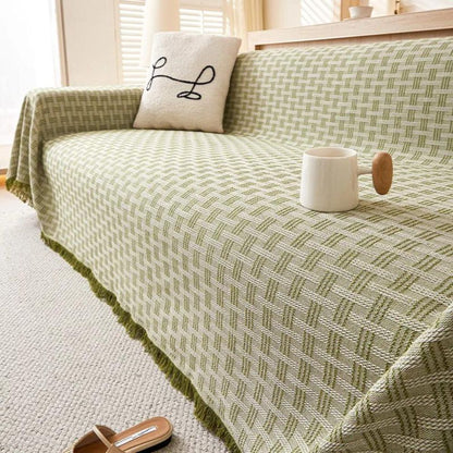 Sofa Cover Quilted Brushed Microfiber Machine Washable
