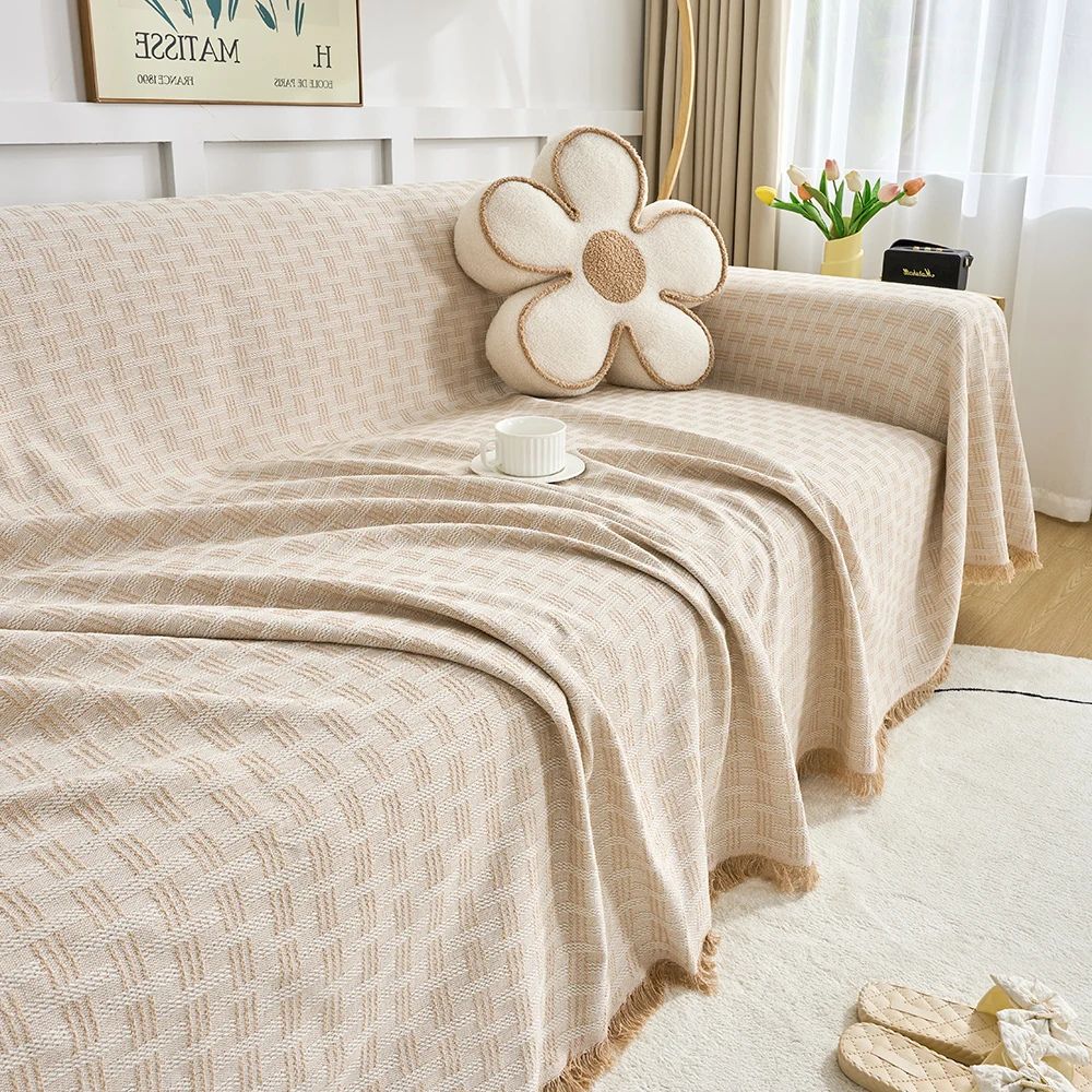 Sofa Cover Quilted Brushed Microfiber Machine Washable