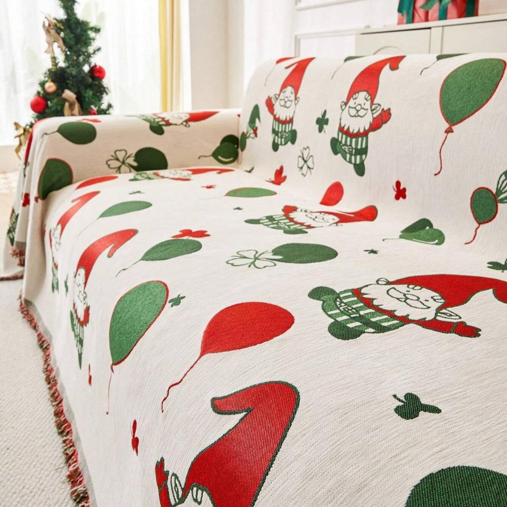 Sofa Cover Quilted Christmas Machine Washable & Wrinkle-Resistant