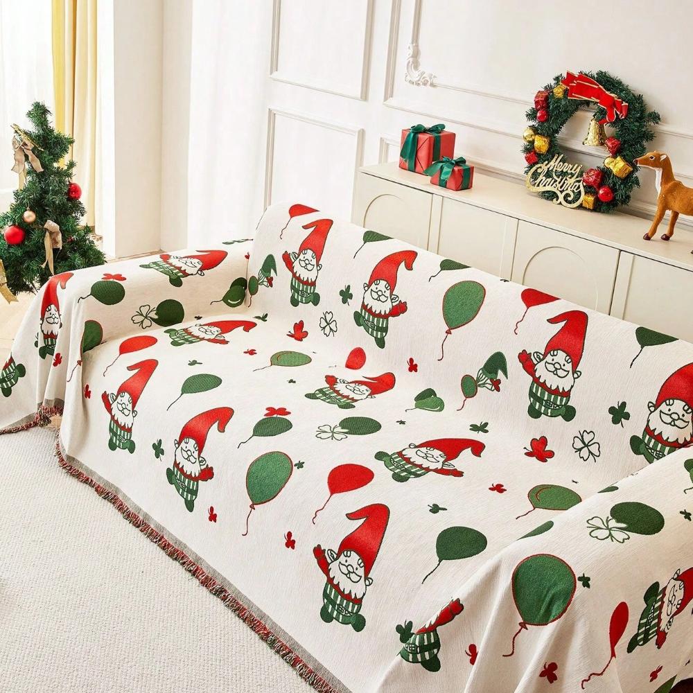 Sofa Cover Quilted Christmas Machine Washable & Wrinkle-Resistant