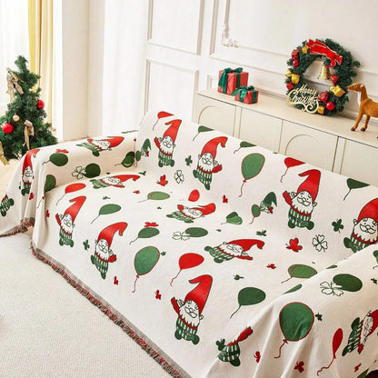 Sofa Cover Quilted Christmas Machine Washable & Wrinkle-Resistant