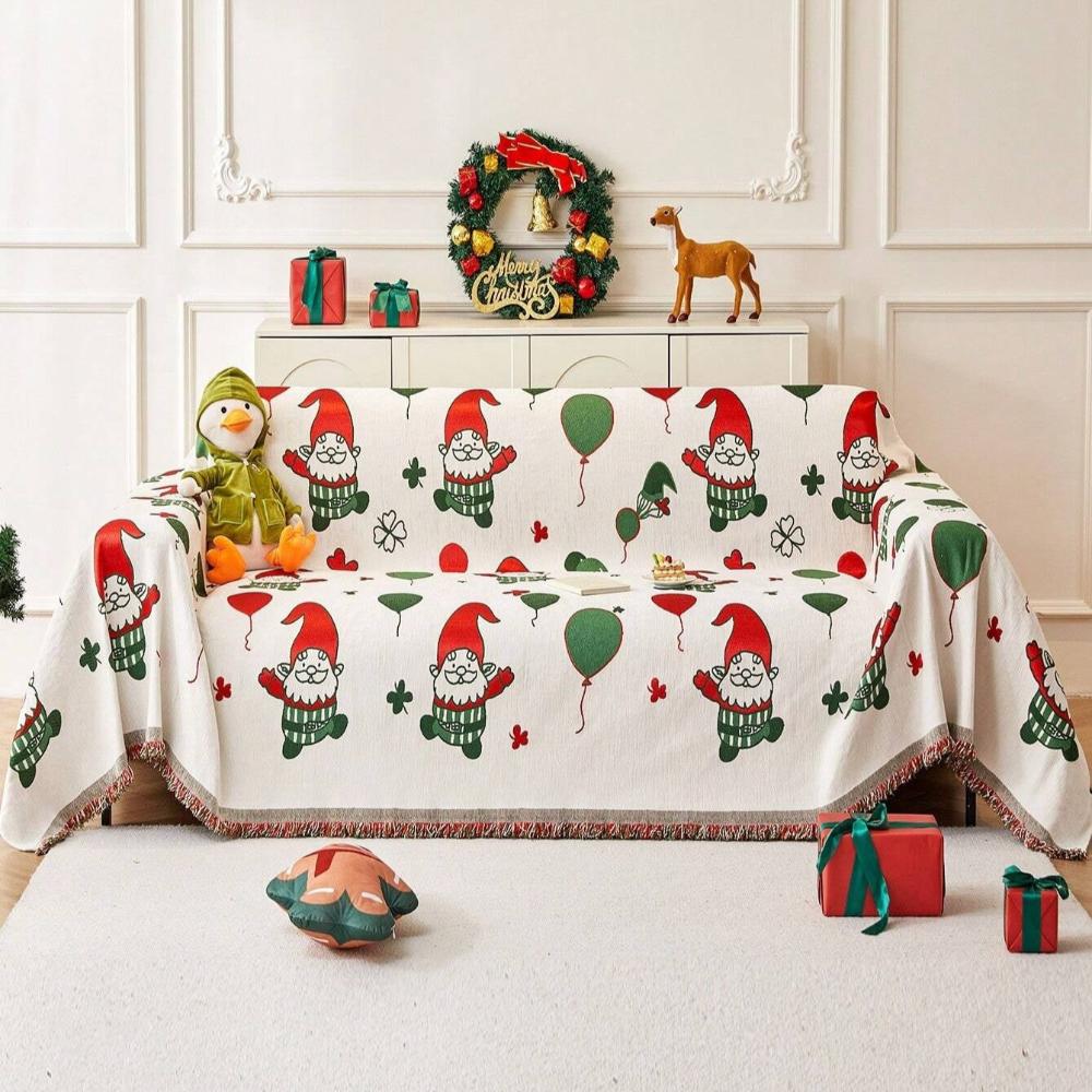 Sofa Cover Quilted Christmas Machine Washable & Wrinkle-Resistant