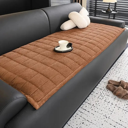 Sofa Cover Quilted Microfiber Non-Slip & Cat-Scratch Resistant