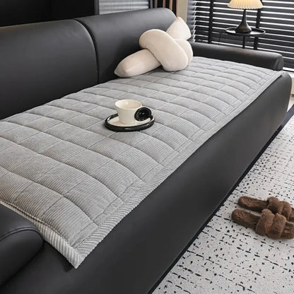 Sofa Cover Quilted Microfiber Non-Slip & Cat-Scratch Resistant