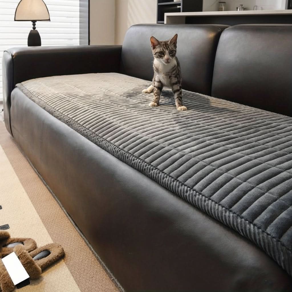 Sofa Cover Quilted Microfiber Pet-Friendly Machine Washable