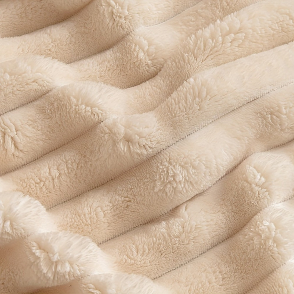 Sofa Cover Quilted Ribbed Microfiber Non-Slip