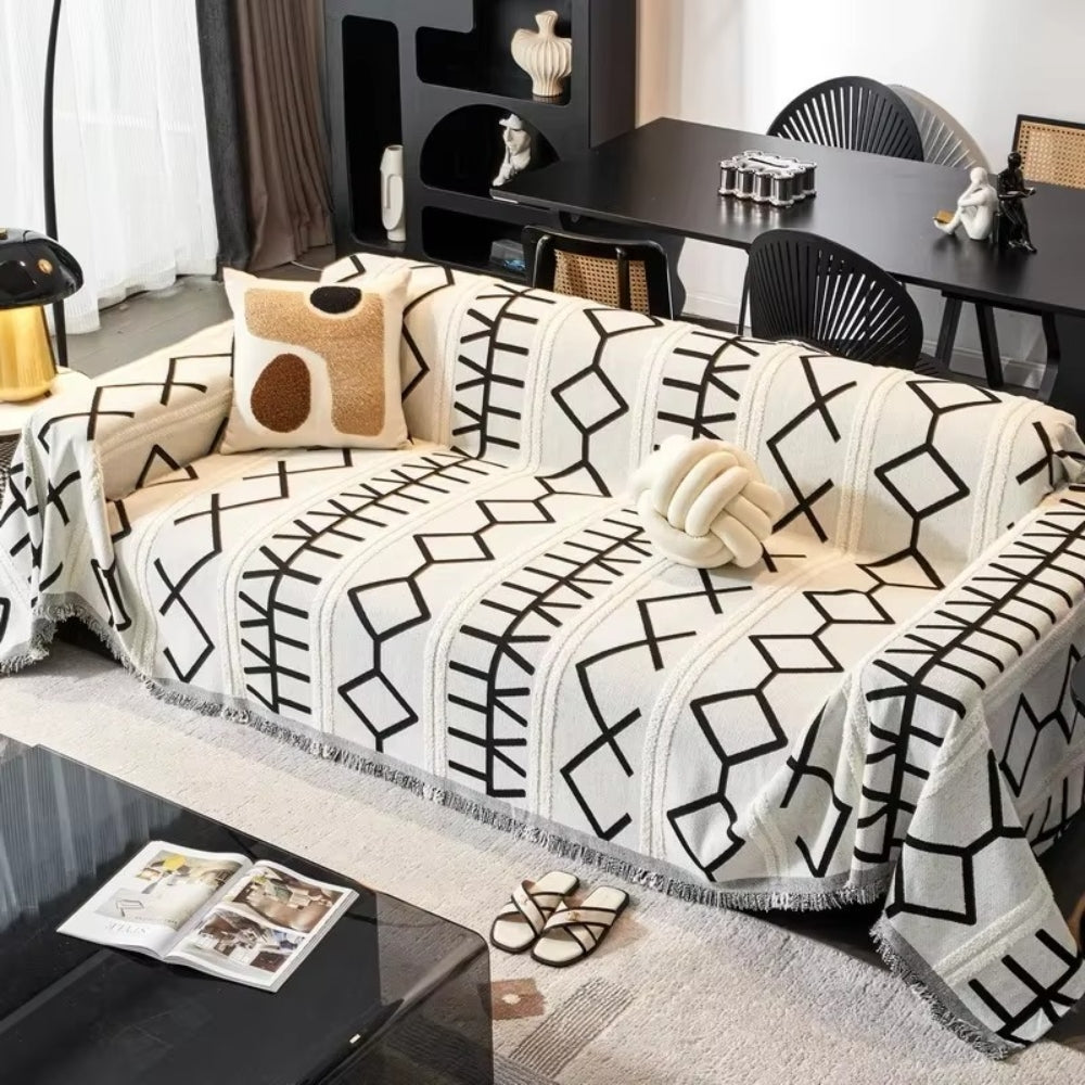 Sofa Cover Reversible Chenille Machine Washable