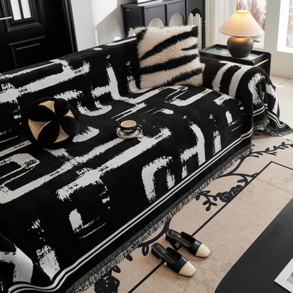 Sofa Cover Reversible Chenille Machine Washable