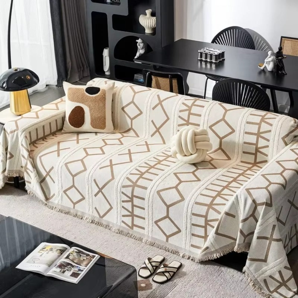 Sofa Cover Reversible Chenille Machine Washable