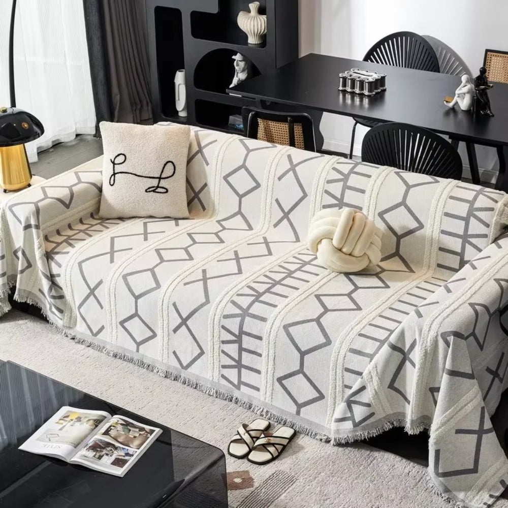 Sofa Cover Reversible Chenille Machine Washable