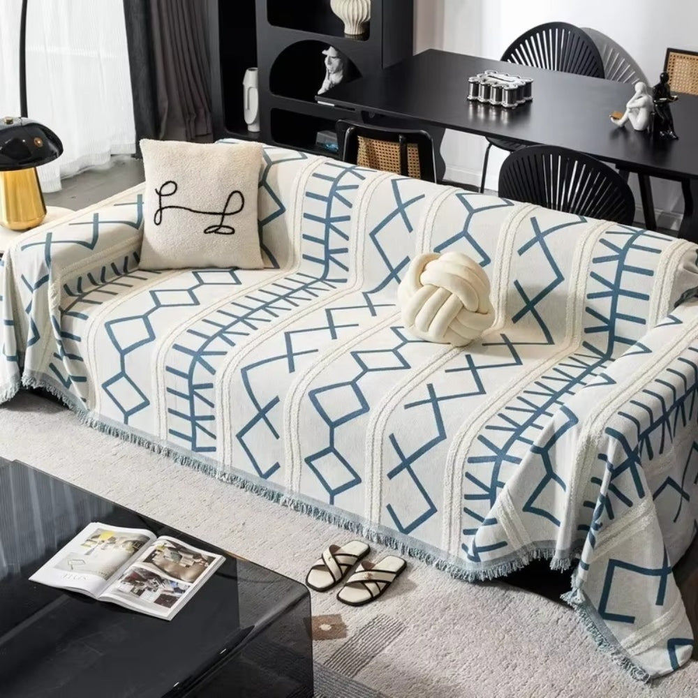 Sofa Cover Reversible Chenille Machine Washable