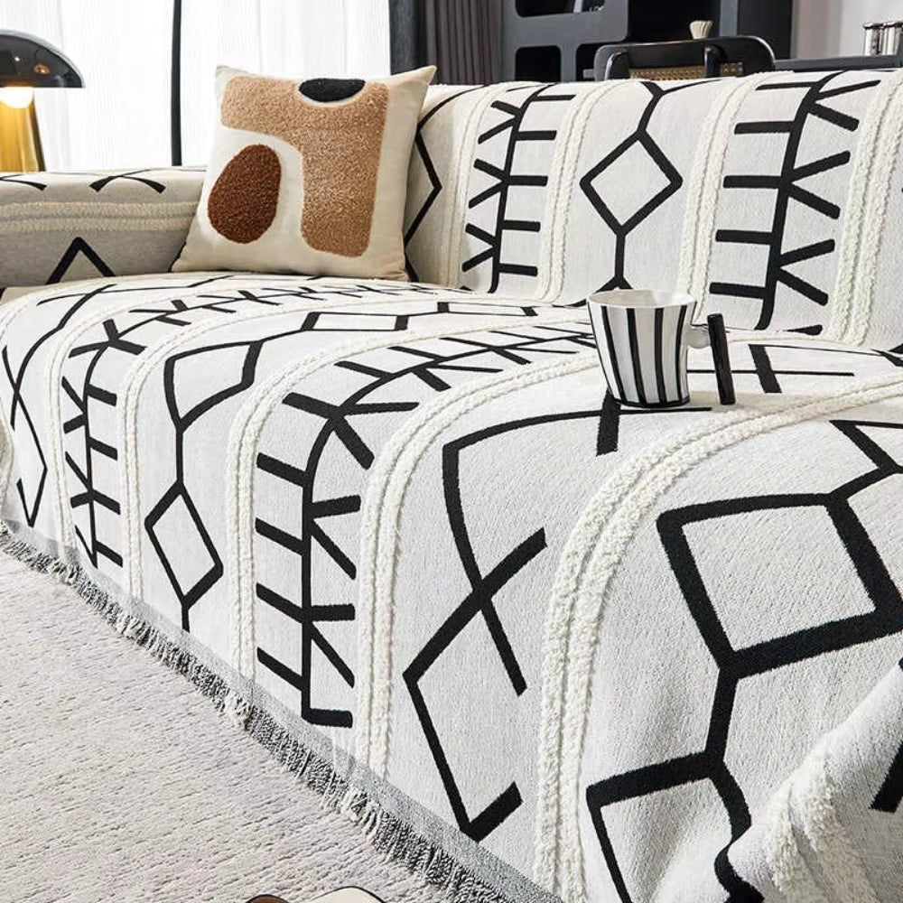 Sofa Cover Reversible Chenille Machine Washable