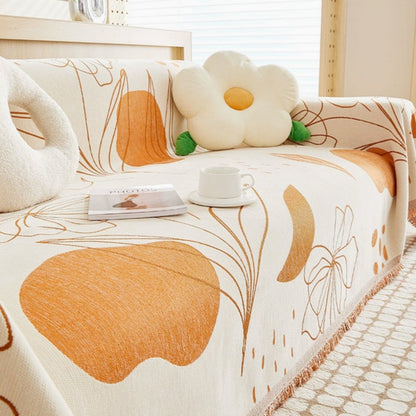 Sofa Cover Reversible Chenille Pet-Friendly