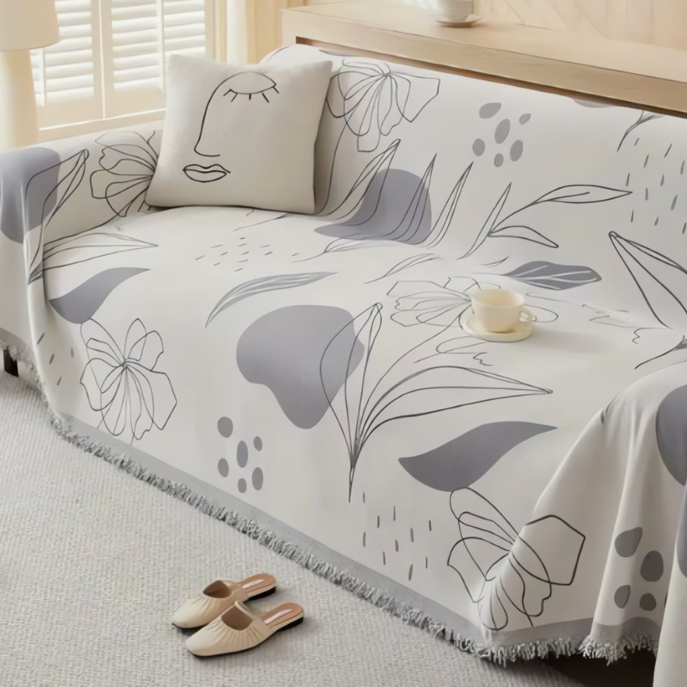 Sofa Cover Reversible Chenille Pet-Friendly