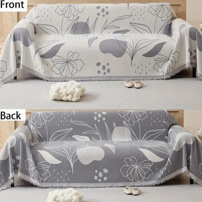 Sofa Cover Reversible Chenille Pet-Friendly