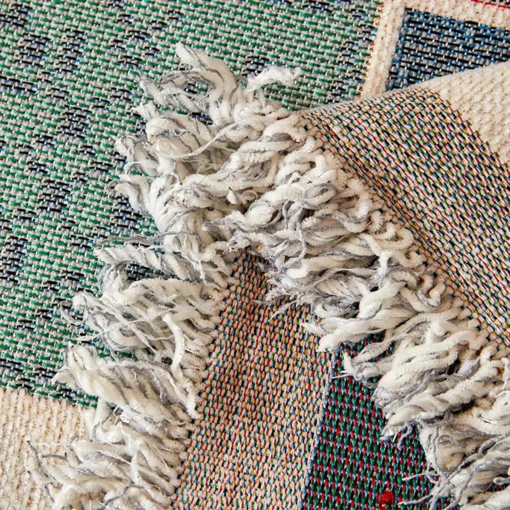Sofa Cover Reversible Chenille Tassel Trim