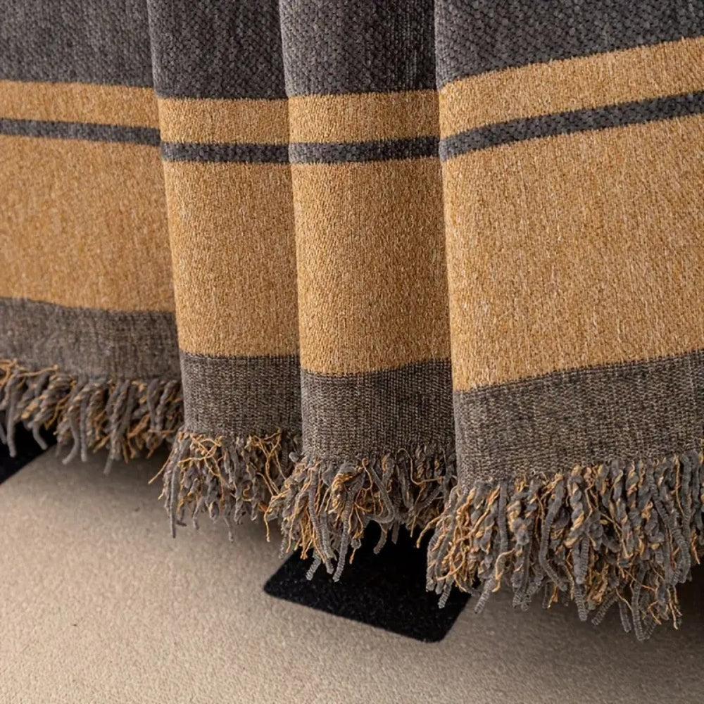 Sofa Cover Reversible Chenille Tiger Print Machine Washable