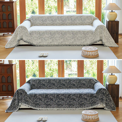 Sofa Cover Reversible Cotton Microfiber Pet-Friendly & Non-Slip