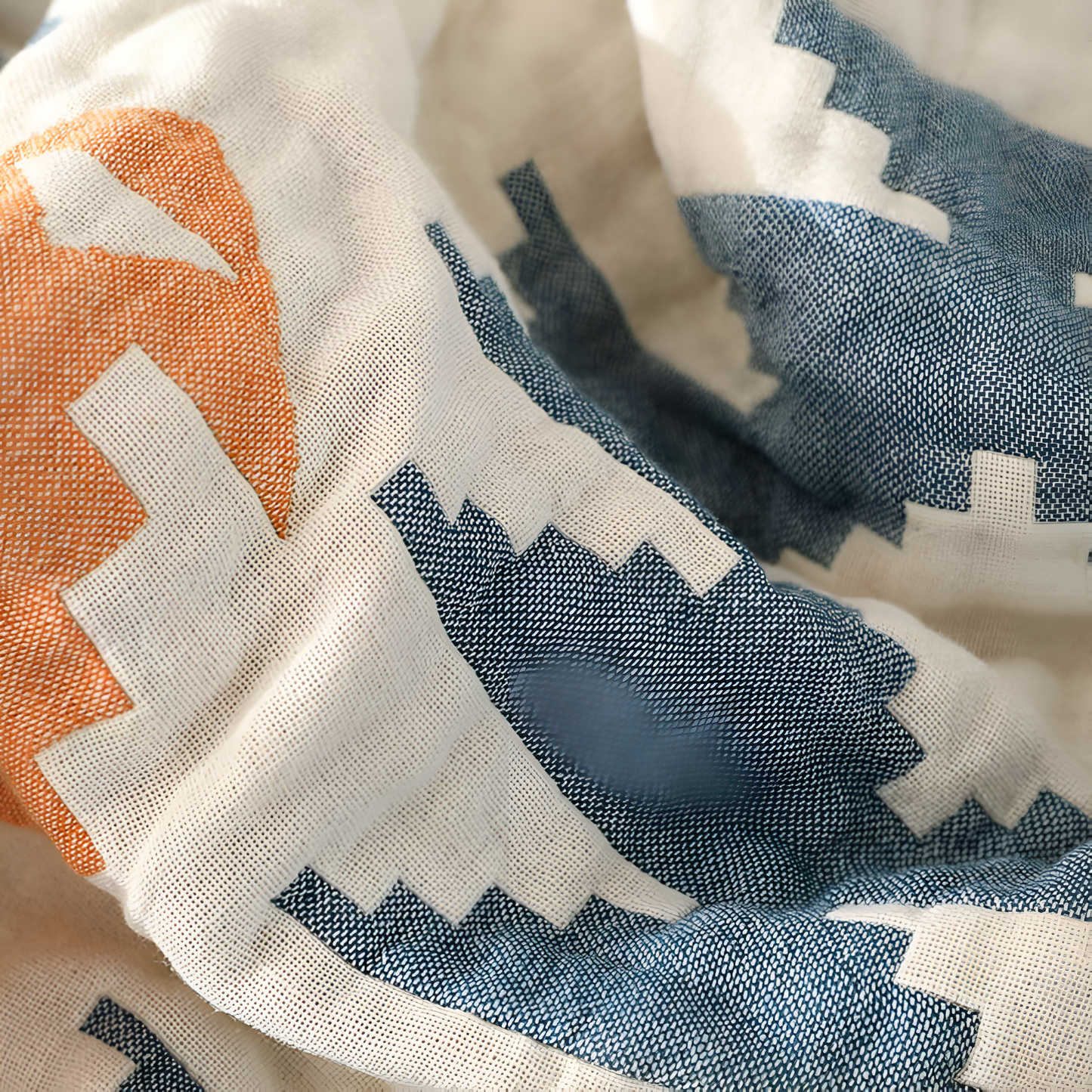 Sofa Cover Reversible Geometric 100% Cotton
