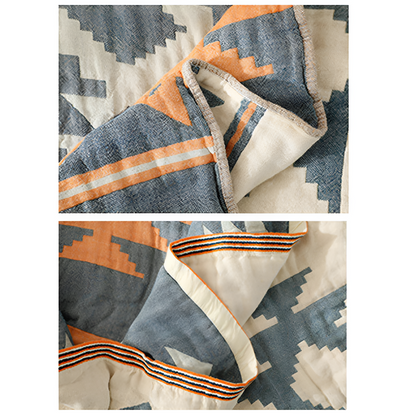 Sofa Cover Reversible Geometric 100% Cotton