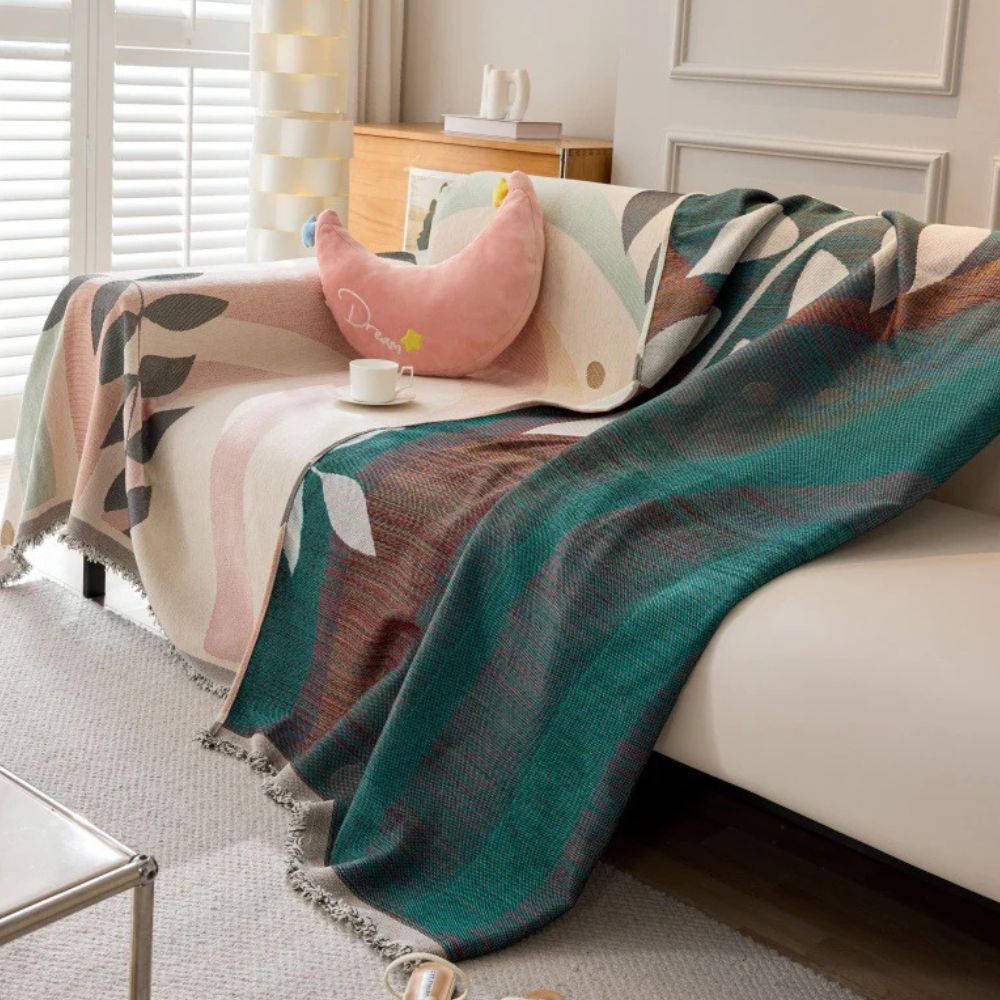 Sofa Cover Reversible Jacquard Chenille Pet Protector