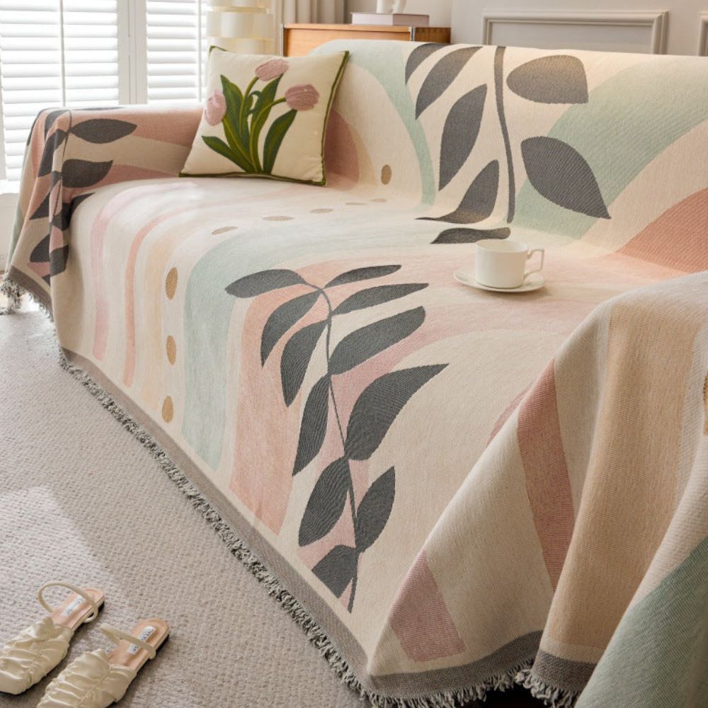 Sofa Cover Reversible Jacquard Chenille Pet Protector