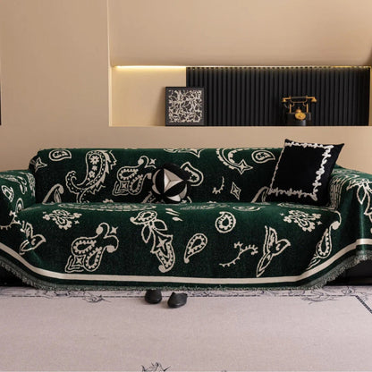 Sofa Cover Soft Chenille Drape-On Machine Washable