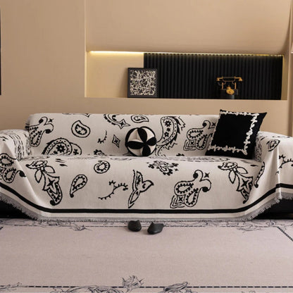 Sofa Cover Soft Chenille Drape-On Machine Washable