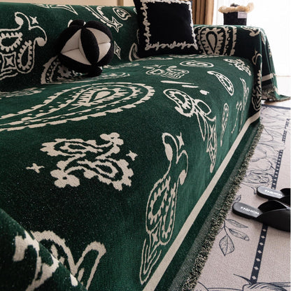 Sofa Cover Soft Chenille Drape-On Machine Washable
