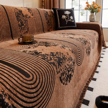 Sofa Cover Soft Chenille Microfiber Non-Slip & Machine Washable