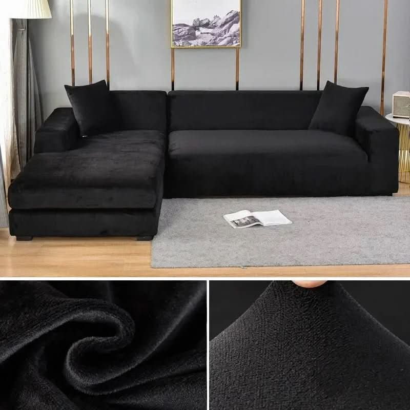 Sofa Cover Stretch-Fit Anti-Slip Velvety Polyester