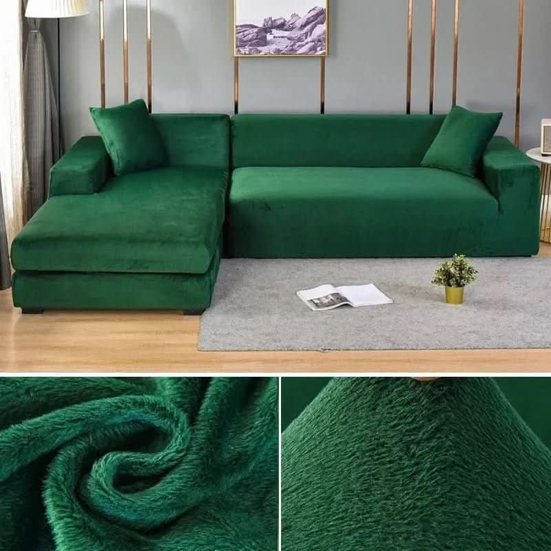Sofa Cover Stretch-Fit Anti-Slip Velvety Polyester