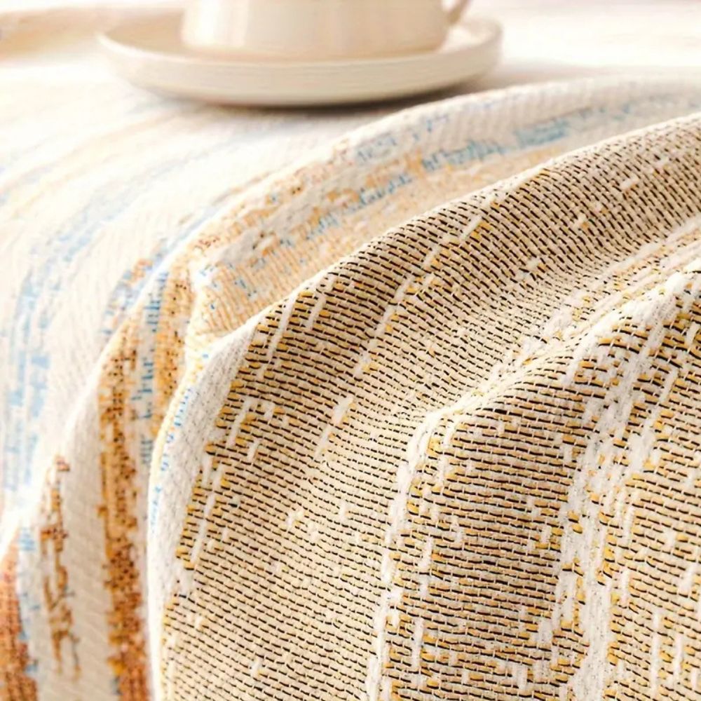 Sofa Cover Striped Chenille Breathable & Non-Slip