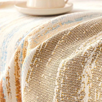Sofa Cover Striped Chenille Breathable & Non-Slip