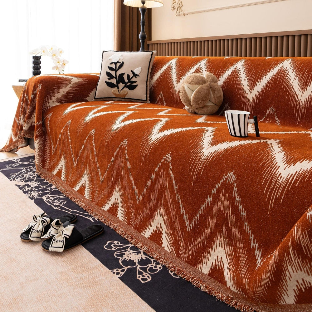 Sofa Cover Textured Chenille Pet-Friendly & Machine Washable