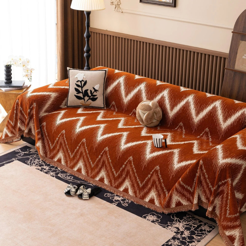 Sofa Cover Textured Chenille Pet-Friendly & Machine Washable
